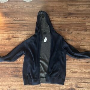 Dark Blue Zip Up Banana Republic Hoodie